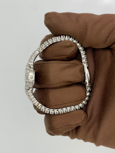 1962 Patek Philippe Ladies Diamond Platinum Bracelet Watch Archive Papers 12mm Platinum 3289/12