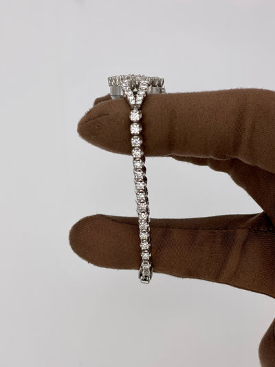 1962 Patek Philippe Ladies Diamond Platinum Bracelet Watch Archive Papers 12mm Platinum 3289/12