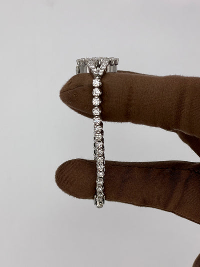 1962 Patek Philippe Ladies Diamond Platinum Bracelet Watch Archive Papers 12mm Platinum 3289/12