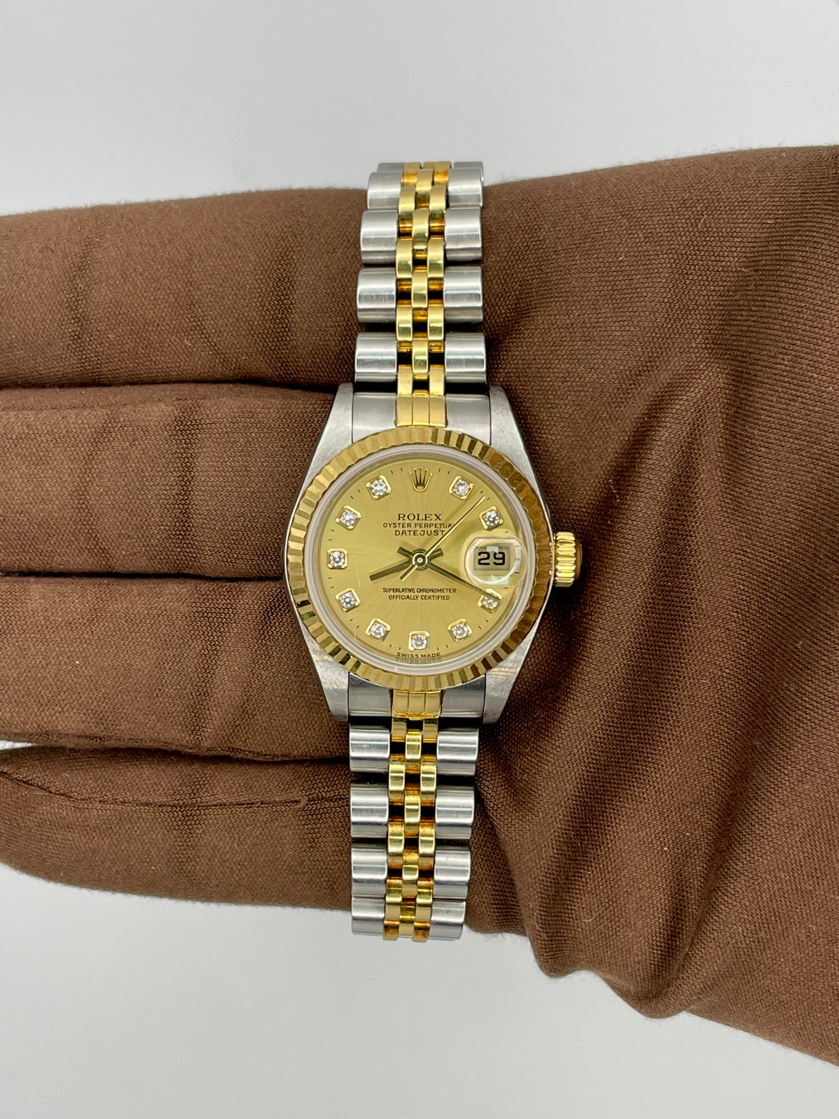 Rolex Lady-Datejust 26mm Stainless Steel/Yellow Gold 79173