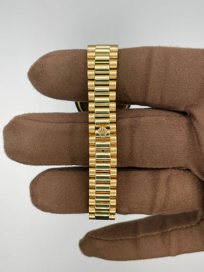 2000 Rolex Datejust Jade "Kiwi" Stone Dial 26mm Yellow Gold 79178