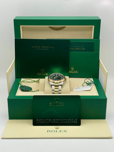 2023 Rolex Explorer I 36mm Stainless Steel/Yellow Gold 124273-0001