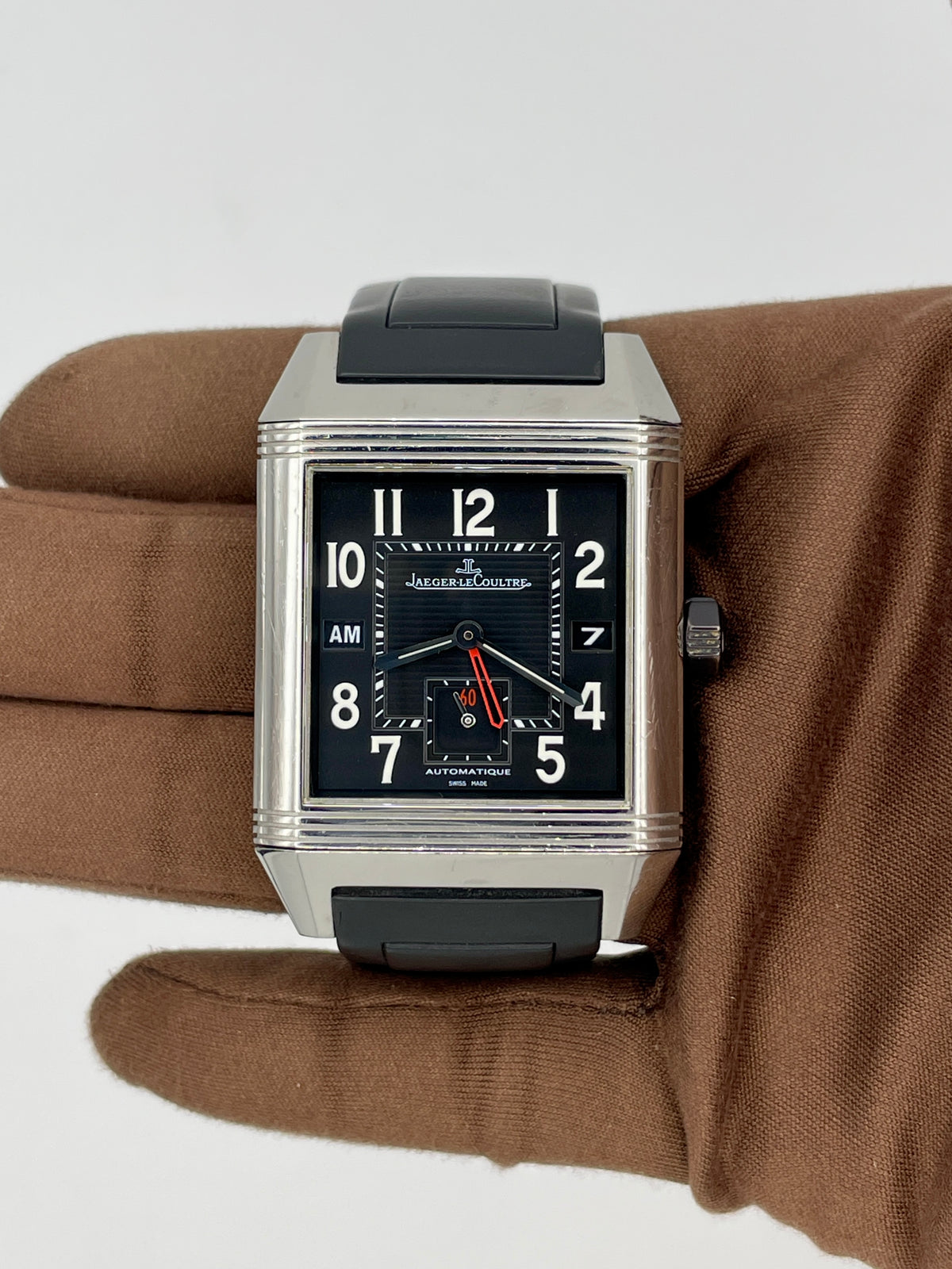 2010 Jaeger LeCoultre Reverso Squadra 35mm Stainless Steel 230.8.77