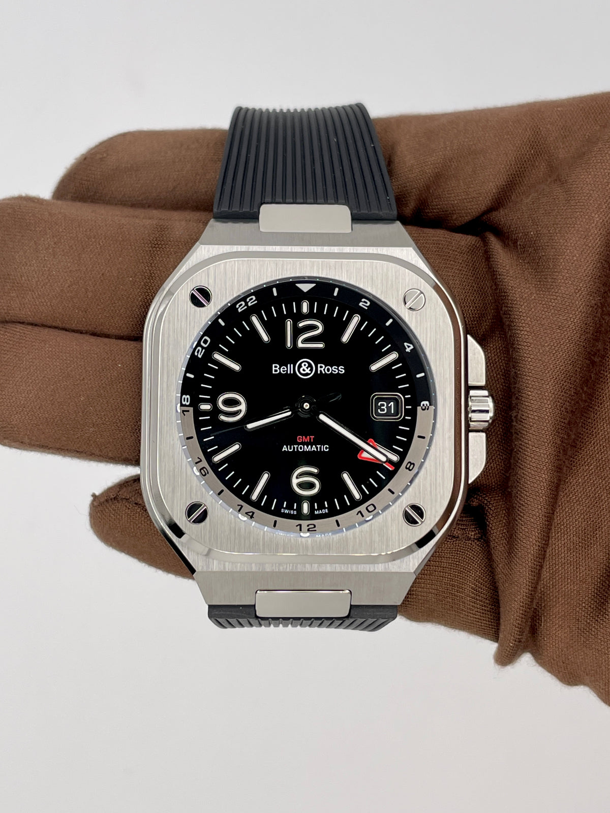 2025 Bell & Ross BR05 GMT 41mm Stainless Steel BR05G-BL-ST/SRB