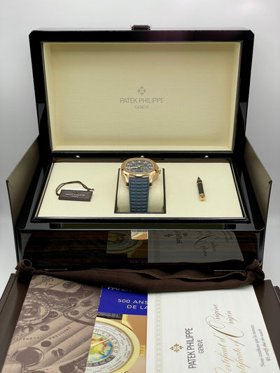 2025 Patek Philippe Aquanaut Luce Annual Calendar 40mm Rose Gold 5261R-001