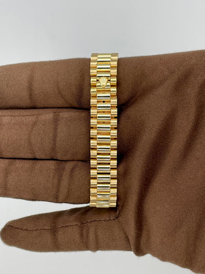 1991 Rolex Lady-Datejust Factory Malachite Dial 26mm Yellow Gold 69138
