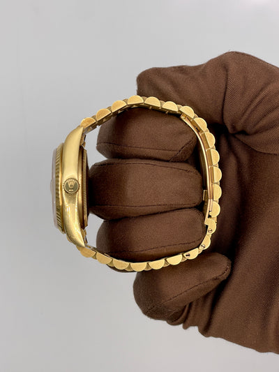 1987 Rolex Day-Date Wood Dial 36mm Yellow Gold 18038