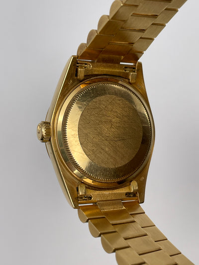 1987 Rolex Day-Date Wood Dial 36mm Yellow Gold 18038