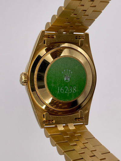 1999 Rolex Datejust 36mm Yellow Gold 16238