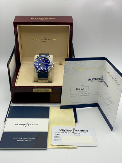 2006 Ulysse Nardin Marine Diver Enamel dial 42mm White Gold 260-32-3A