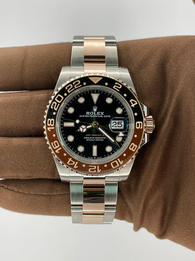 2023 Rolex GMT-Master II "Root Beer" 40mm Stainless Steel/Rose Gold 126711CHNR
