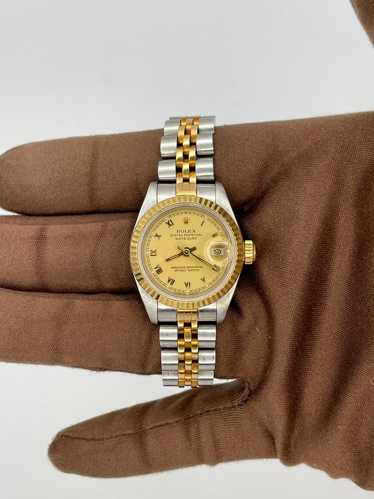 1990 Rolex Lady-Datejust 26mm Stainless Steel/ Yellow Gold 69173