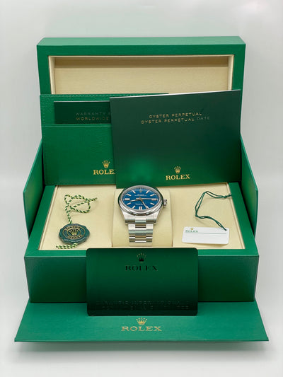 2025 Rolex Oyster Perpetual Fully Stickered 41mm Stainless Steel 134300-0009