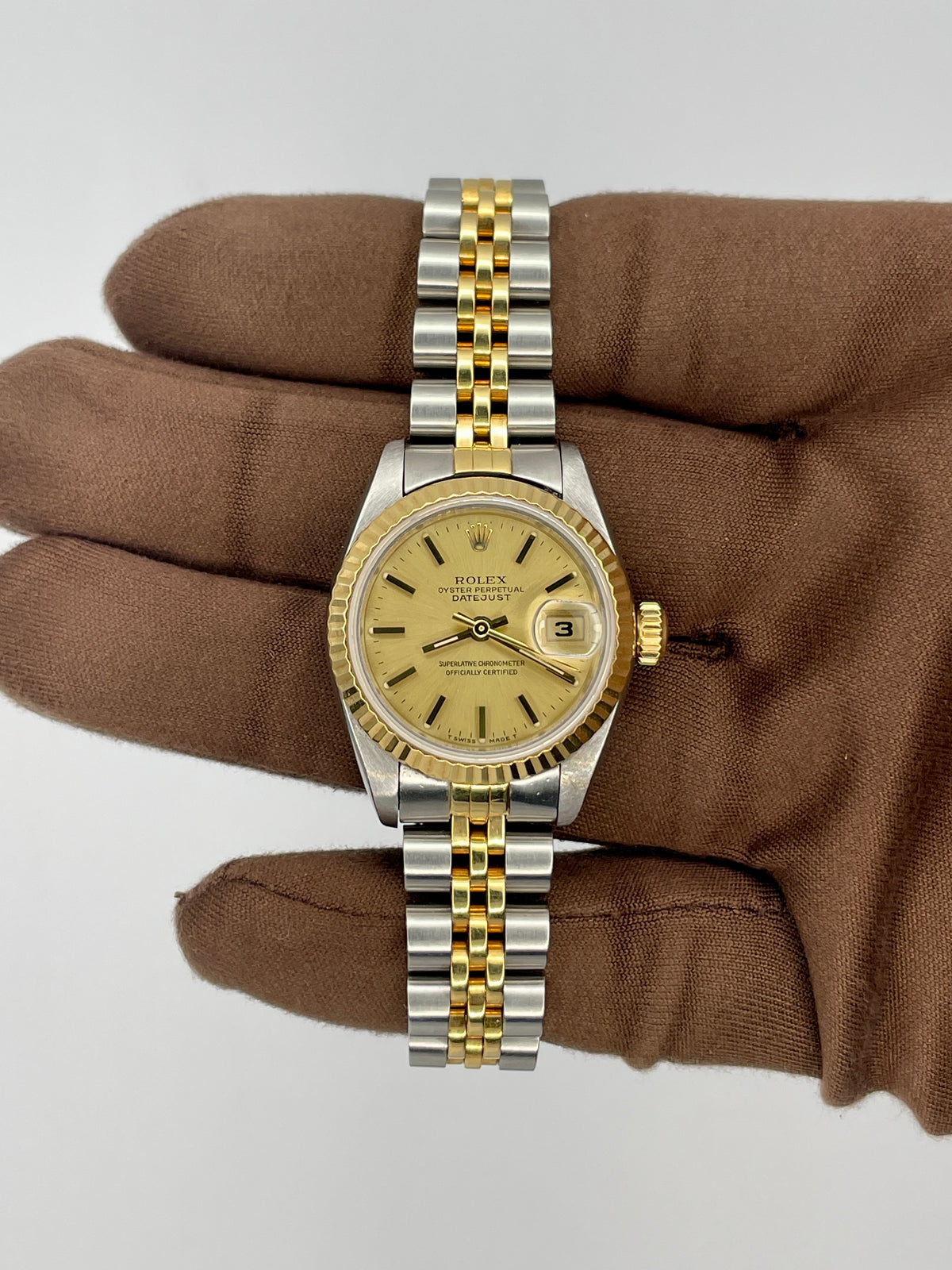 1994 Rolex Lady-Datejust 26mm Stainless Steel/Yellow Gold 69173