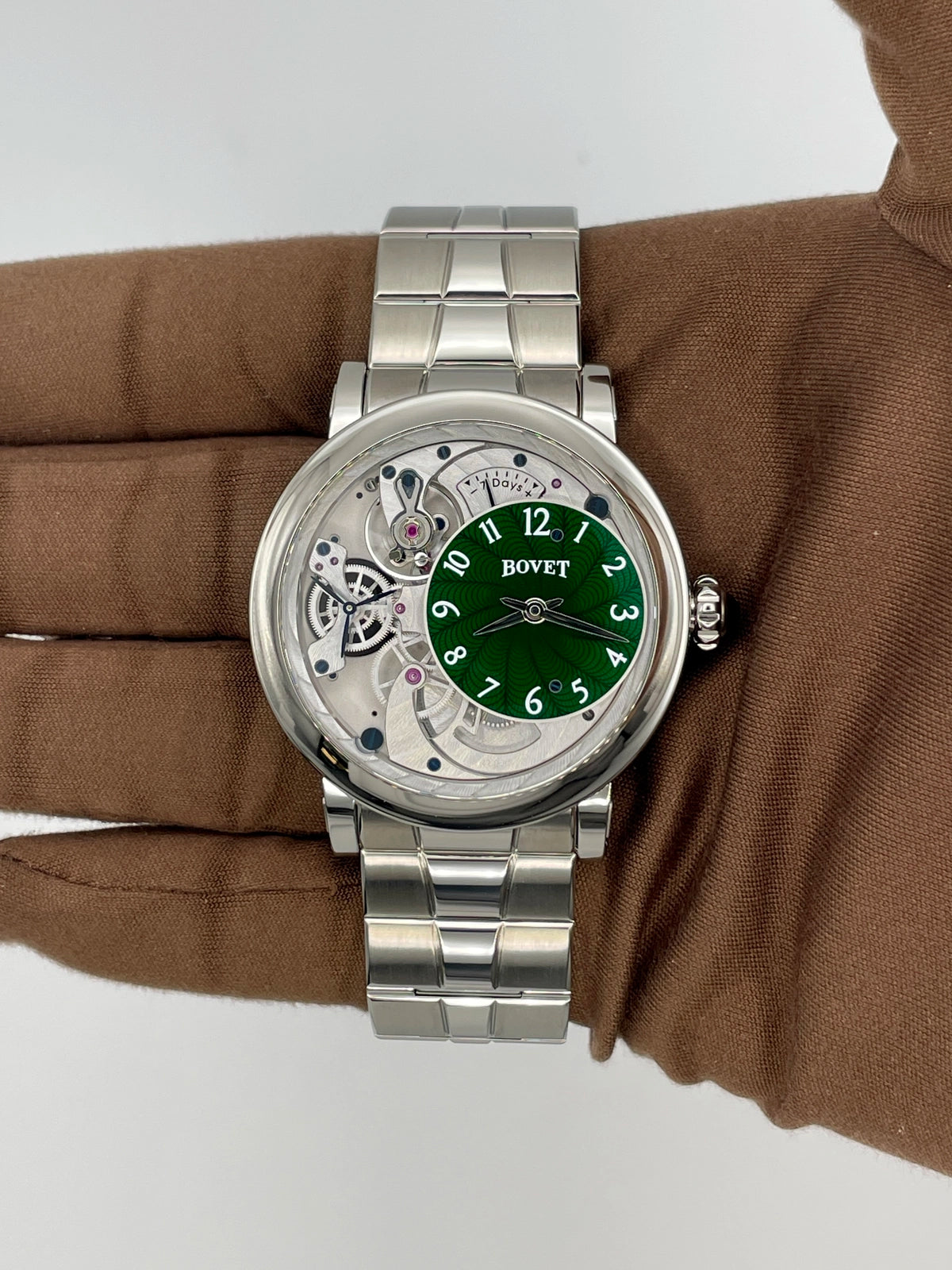2026 Bovet Recital 12 Emerald Green Guilloche 40mm Titanium R12C2-0002