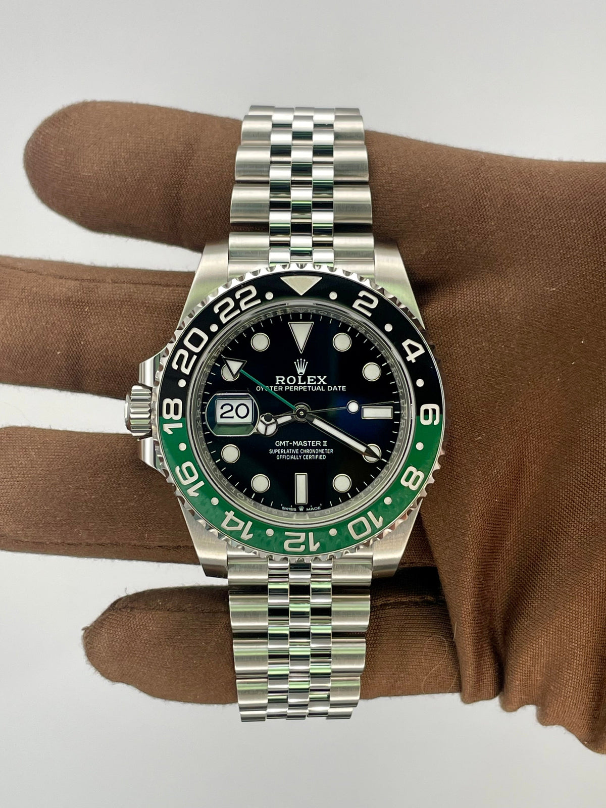NEW 2025 Rolex Steel GMT-Master II "Sprite" 40mm 126720VTNR-0002
