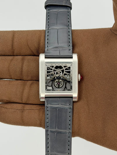 Cartier Tank Normale WHTA0020 platinum 27.8mm