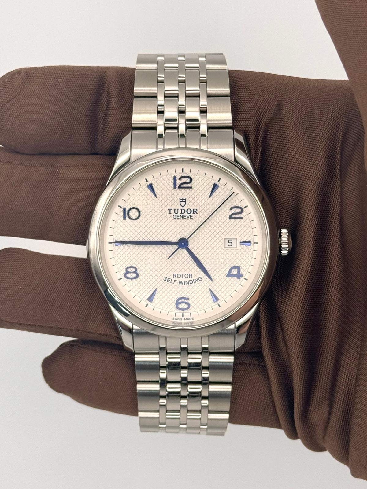 Tudor 1926 41mm Opaline with Blue Marker Dial M91650-0005