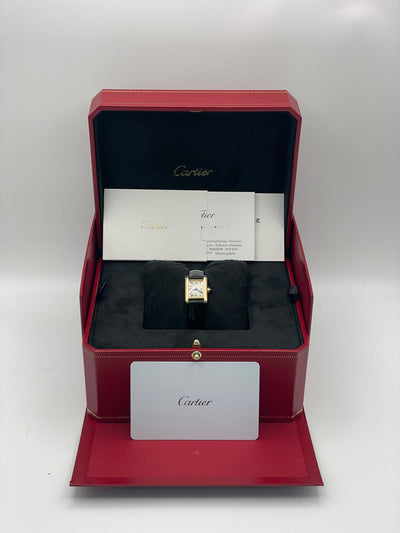2025 Cartier Tank Louis Mini 24 x 16mm Yellow Gold WGTA0352