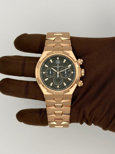 2016 Vacheron Constantin Overseas Chronograph 42mm Rose Gold 49150/000R-9338