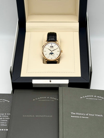 2021 A. Lange & Söhne Saxonia Moon Phase 40mm Rose Gold 384.032