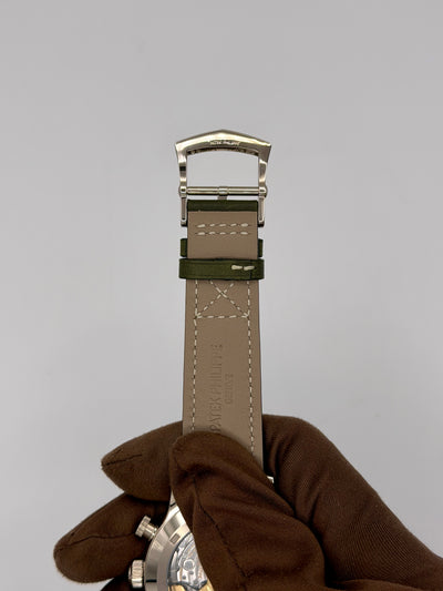 2026 Patek Philippe Complications - Calatrava Pilot Travel Time Chronograph 42mm White Gold 5924G-010