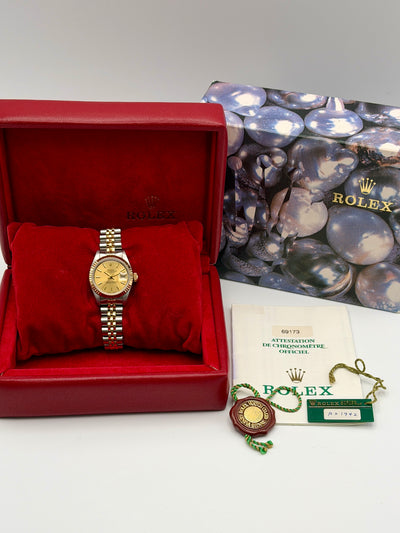 1996 Rolex Datejust 26mm Stainless Steel/Yellow Gold 69173