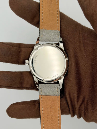 2026 Nomos Club Campus 38 Electric Green Steel Back 38.5mm Stainless Steel 726
