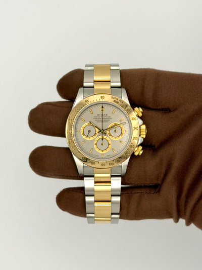 1996 Rolex Daytona Zenith 40mm Stainless Steel/Yellow Gold 16523