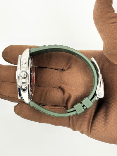 2024 Breitling Chronomat B01 Green Dial 42mm Stainless Steel AB0134101L2S1
