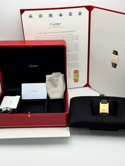 2025 Cartier Tank à Guichets 38mm Yellow Gold WGTA0234