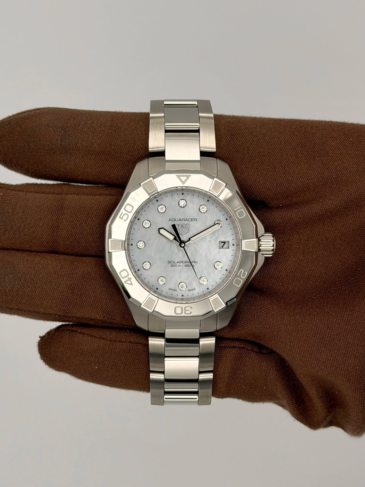 2026 Tag Heuer Aquaracer Professional 200 Solargraph 34mm Stainless Steel WBP1313.BA0005