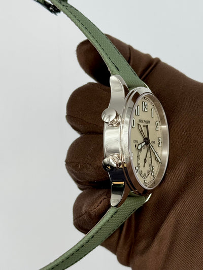 2025 Patek Philippe Calatrava Pilot Travel Time 42mm White Gold 5524G-010