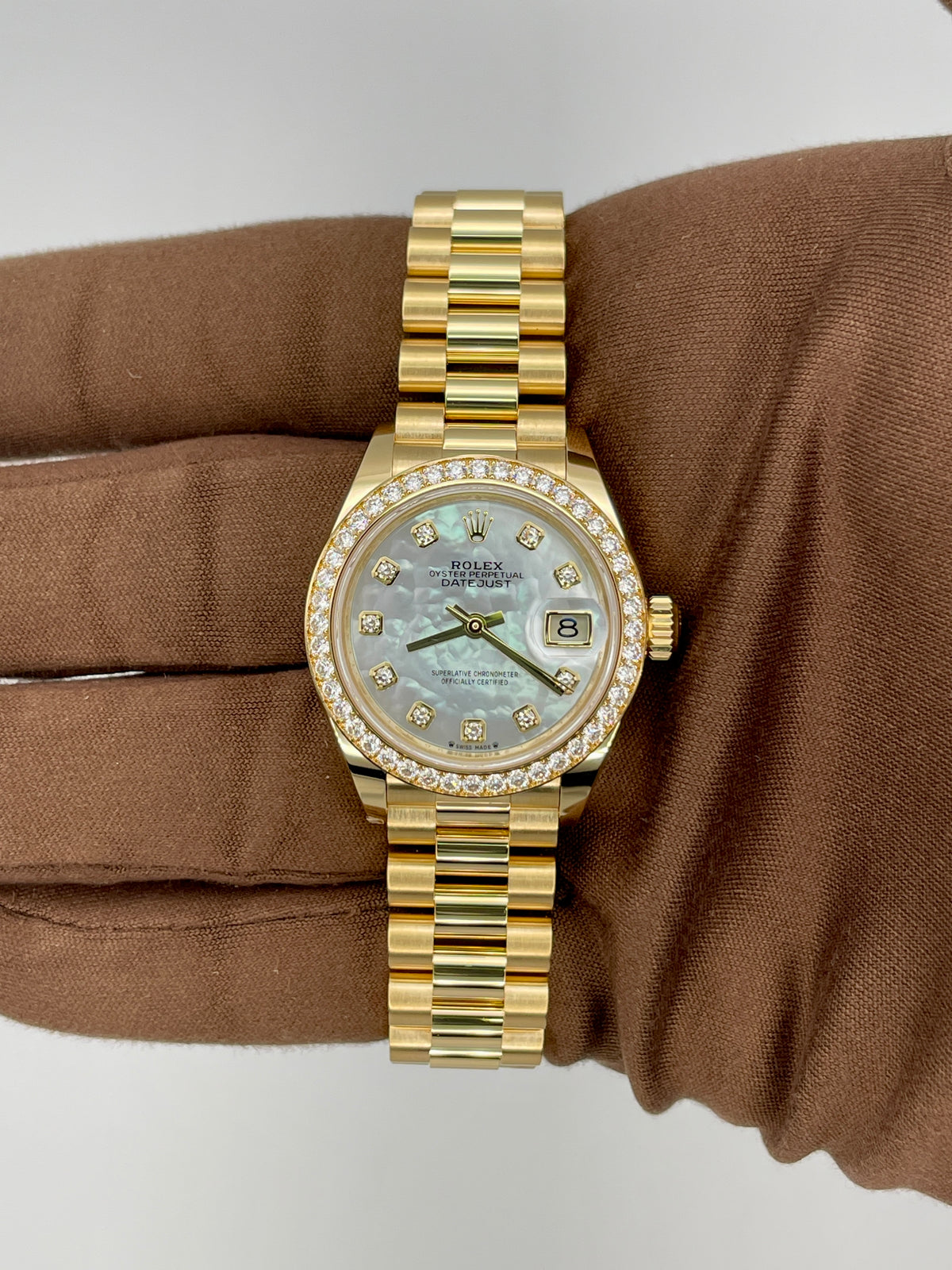 2025 Rolex Datejust NEW 2025 28mm Yellow Gold 279138RBR