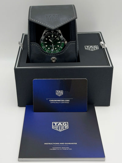 2026 Tag Heuer Aquaracer Professional 300 GMT 42mm Stainless Steel WBP5115.BA0013