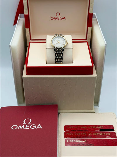 2026 Omega De Ville Prestige 27.4mm Stainless Steel/Rose Gold 424.20.27.60.52.003