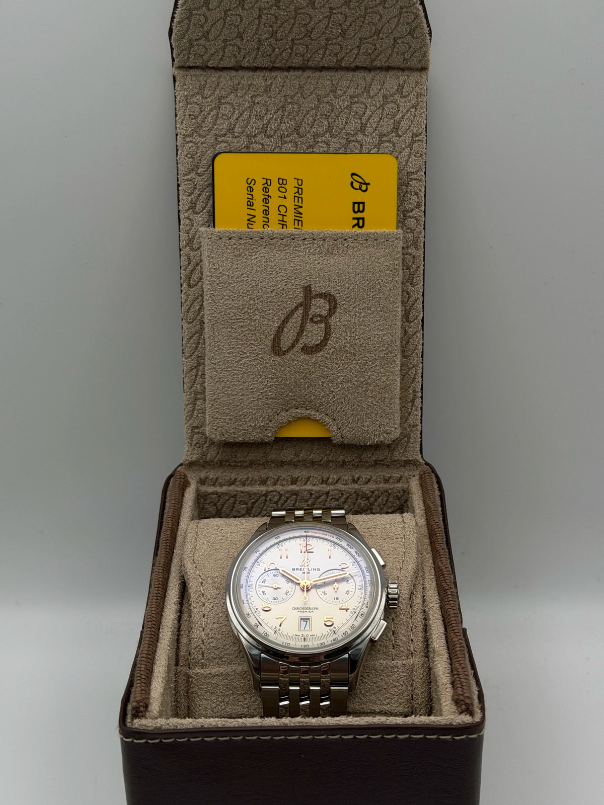 2026 Breitling Premier Chrono B01 42 42mm Stainless Steel AB0145211G1A1