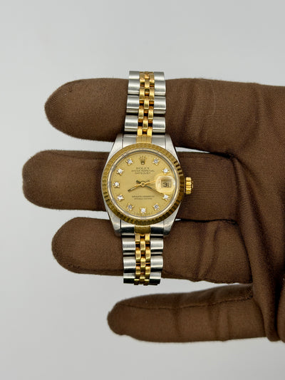 1990 Rolex Datejust 26mm Stainless Steel/Yellow Gold 69173