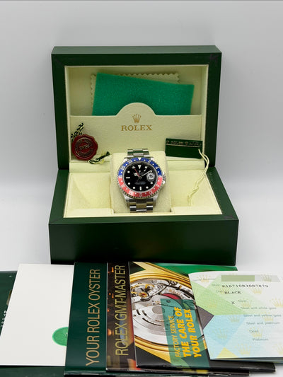 2006 Rolex GMT-Master II Pepsi 40mm Stainless Steel 16710