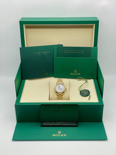 2025 Rolex Datejust NEW 2025 28mm Yellow Gold 279138RBR