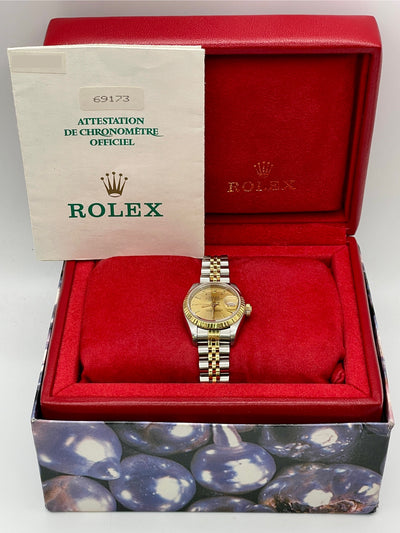 1995 Rolex Datejust 26mm Stainless Steel/Yellow Gold 69173