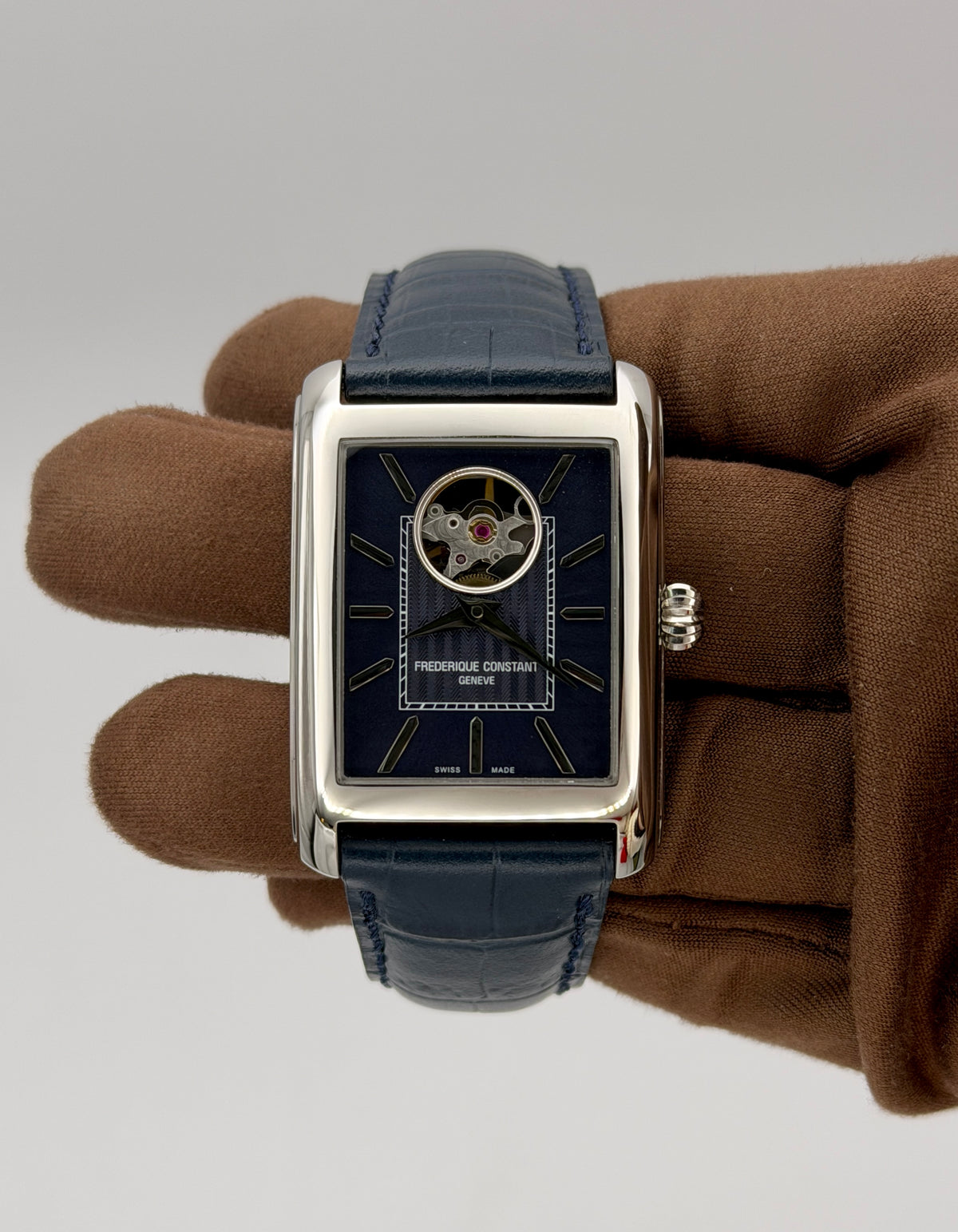 2025 Frederique Constant Classics Carree Heart Beat 42mm Stainless Steel FC-311N4C6