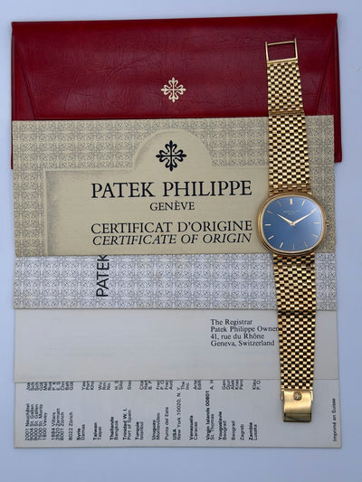 1980 Patek Philippe Golden Ellipse 36 x 34mm Yellow Gold 3739/2