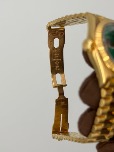 1996 Rolex Datejust Malachite 26mm Yellow Gold 69178