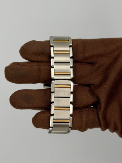 Cartier Tank Francaise Midsize 25 x 30mm Stainless Steel/Yellow Gold 2465