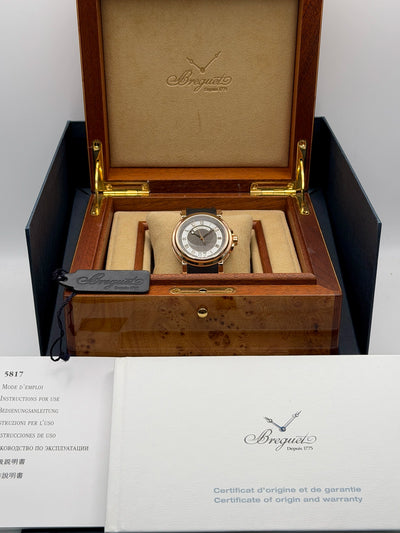 2015 Breguet Marine II Large Date 39mm Rose Gold 5817BR/Z2/5V8