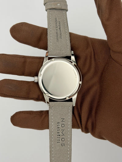 2026 Nomos Club Campus 38 Nonstop Red Steel Back 38.5mm Stainless Steel 723
