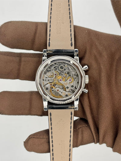 2004 Patek Philippe Perpetual Calendar Chronograph 36mm Platinum 3970EP-019