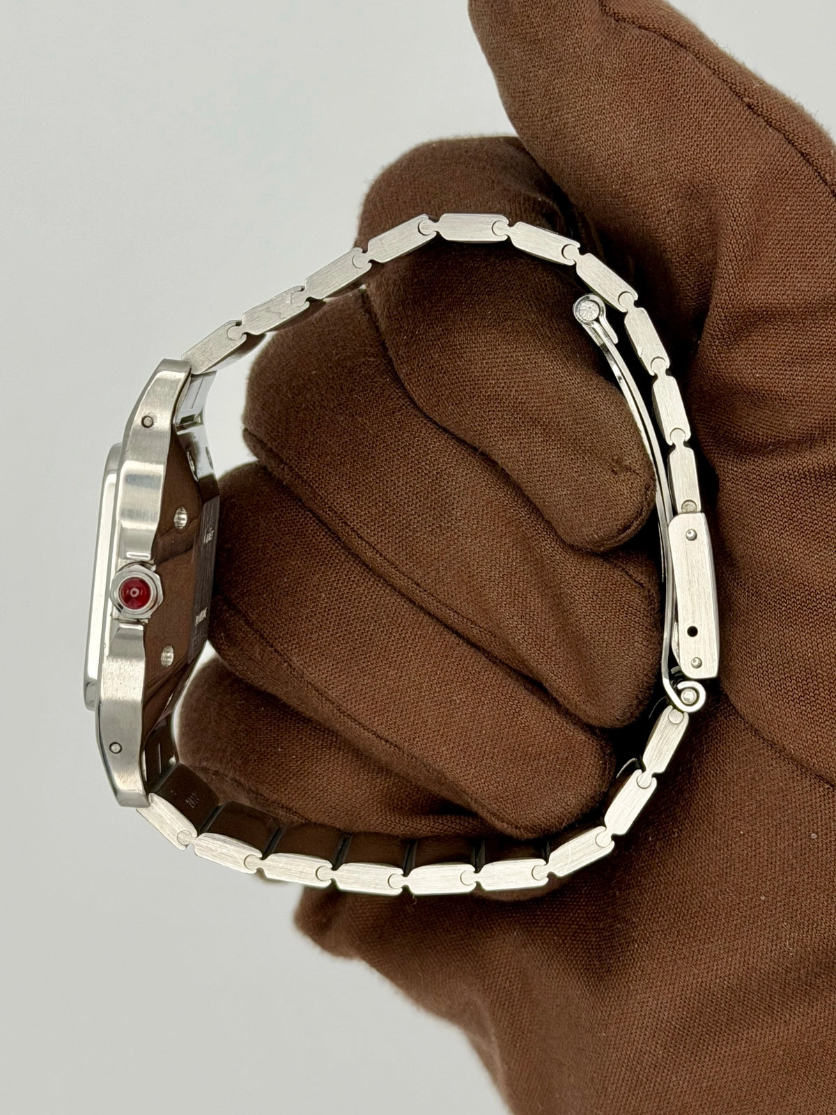 1986 Cartier Santos Carree Light Crazing 29mm x 41mm Stainless Steel 2960