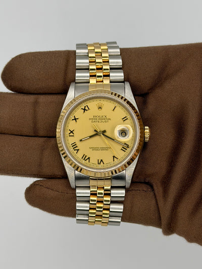 1995 Rolex Datejust 36mm Stainless Steel/Yellow Gold 16233